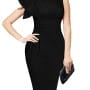 Was and Now - Fashion Clothing - Enticing Pleated Falbala With Zips  Bodycon-dress
