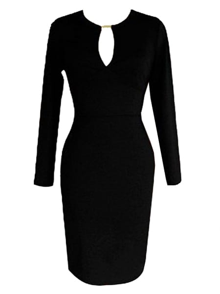Was and Now - Fashion Clothing - New Arrival Casual Office Street  Long Sleeve  Bodycon-dress