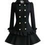 Was and Now - Fashion Clothing - Stringy Selvedge Breasted Chic Lapel Overcoats