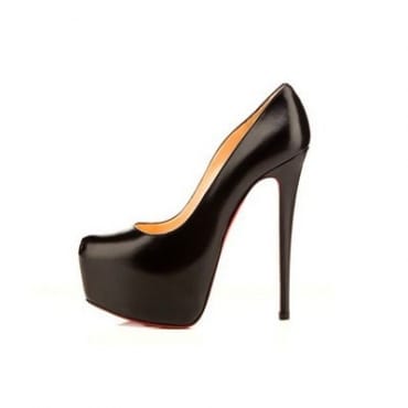 Was and Now - Fashion Clothing - Hot Sale Round Closed Toe Platform Super High Stiletto Black PU Pumps