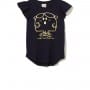 Was And Now - Cotton On Kids - LUX PRINTED TEE - Little miss chatterbox/twilight blue
