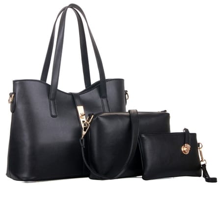 Was and Now - Fashion Clothing - 3 Pieces Fantastic Fashionable Pu Shoulder Bags