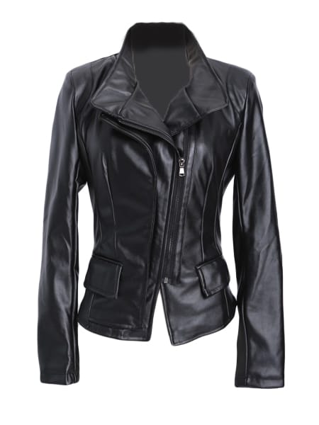 Was and Now - Fashion Clothing - Black Plain Absorbing Long Sleeve Jackets