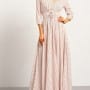Was and Now - Fashion Clothing - Bohemian Striped Cross Straps V Neck Maxi Dress