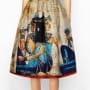 Was and Now - Fashion Clothing - Egyptian Painting Designed Midi Skirts
