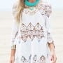 Was and Now - Fashion Clothing - Hollow Out Designed Shift Dress