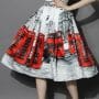 Was and Now - Fashion Clothing - Printed Exquisite Midi Skirts