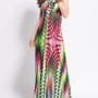 Was and Now - Fashion Clothing - Bohemian Printed Halter Maxi Dress