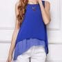 Was and Now - Fashion Clothing - Charming Round Neck Sleeveless T-shirts