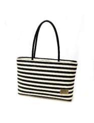 Was and Now - Fashion Clothing - Stripe Charming Elegant Canvas Shoulder-bags