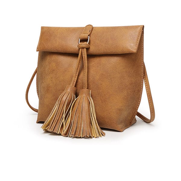 Was and Now - Fashion Clothing - Tassels Charming Fashionable Pu Shoulder-bags