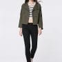 Was and Now - Fashion Clothing - Lapel Single Breasted Storm Flap Plain Jacket