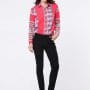 Was and Now - Fashion Clothing - Turndown Collar Single Breasted Tribal Printed Blouse