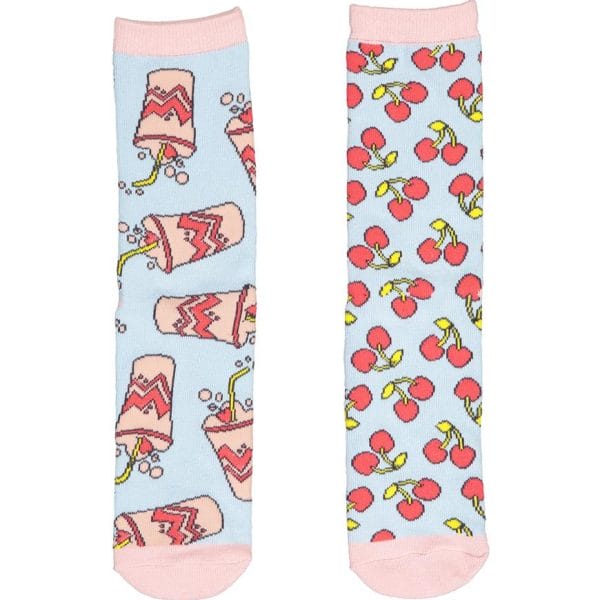 Was And Now - Body - We Go Together Sock - Milkshake & cherry