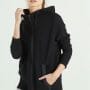 Was And Now - COAR - coar performance hoody - Black marle