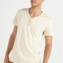 Was And Now - Cotton On Men - the other henley - Creme brulee marle