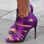 Was And Now - Impressive Purple Cut-Outs Lace-Up Dress Sandals