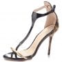 Was And Now - Shoespie Thong Heel Covering Stiletto Heel Sandals
