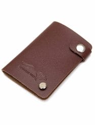 Was and Now - Fashion Clothing - 10 Card Slots PU Leather Card Holder With Buckle