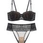 Was and Now - Fashion Clothing - A Half Cup Thin Lace Brief Set