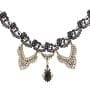 Was and Now - Fashion Clothing - Collar Shape Black Lace Necklace