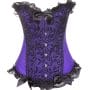 Was and Now - Fashion Clothing - Women Sexy Lace Steel Buckle Strapless Bustier Lace-Up Plastic Bone Corset