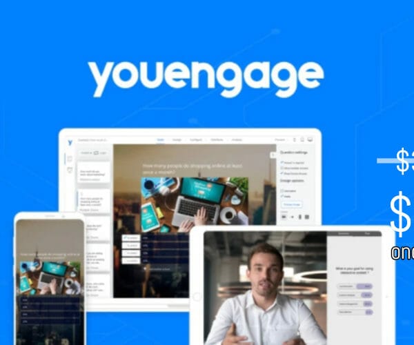 WAS AND NOW - youengage Lifetime Deal for $49 WAS $348.00