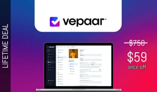 WAS AND NOW - Vepaar Lifetime Deal for $59 WAS $750.00