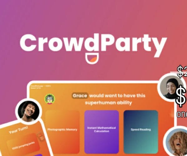 WAS AND NOW - CrowdParty Lifetime Deal for $69 WAS $240.00