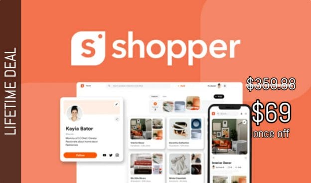 WAS AND NOW - Shopper.com Lifetime Deal for $69 WAS $359.88