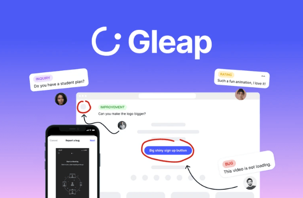WAS AND NOW - Gleap Lifetime Deal for $59 WAS $469.00