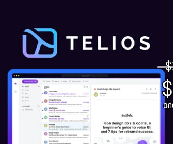 WAS AND NOW - Telios Lifetime Deal for $59 WAS $149.00