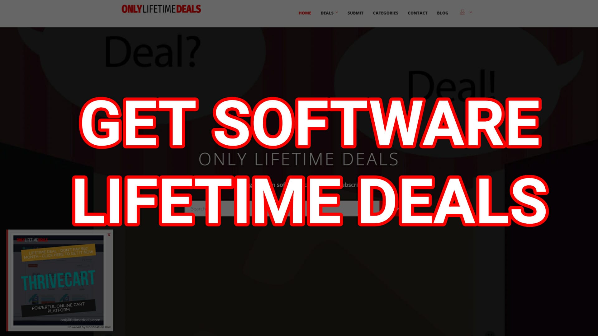 Was And Now GET SOFTWARE LIFETIME DEALS header