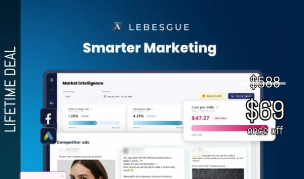 WAS AND NOW - Lebesgue Lifetime Deal for $69 WAS $588.00