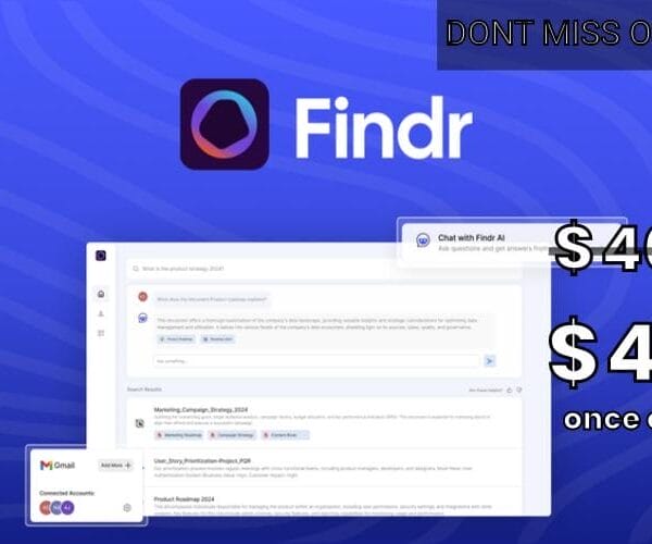WAS AND NOW - Findr Lifetime Deal for $49 WAS $400.00