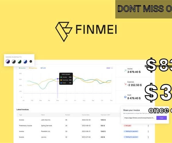 WAS AND NOW - Finmei Lifetime Deal for $39 WAS $838.00
