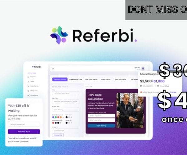 WAS AND NOW - Referbi Lifetime Deal for $49 WAS $300.00