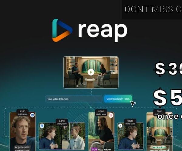 WAS AND NOW - reap Lifetime Deal for $59 WAS $360.00
