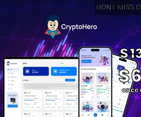 WAS AND NOW - CryptoHero Lifetime Deal for $69 WAS $139.00