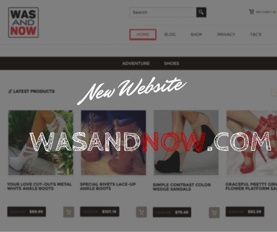 New Website wasandnow