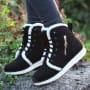 Comfortable Warm Lace-up Snow Boots