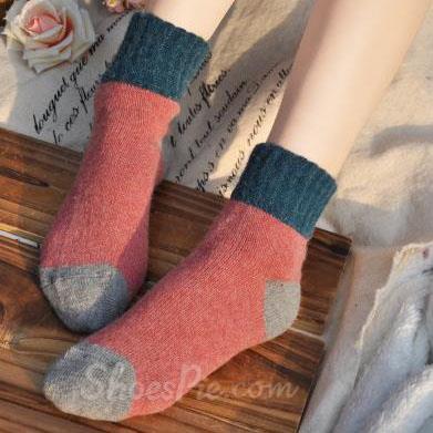 Good-looking Assorted Color Cony Hair Socks