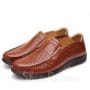 Shoespie Genuine Leather Patchwork Hollow Men's Sandals