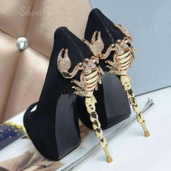 Special Fashion High-heel Prom Shoes with Rhinestone
