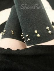 Special Rivets Knee High Stockings